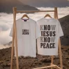 تیشرت اورسایز دونخ پنبه طرح Know Jesus