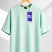تیشرت ساده (Basic) رنگ سبز اَش